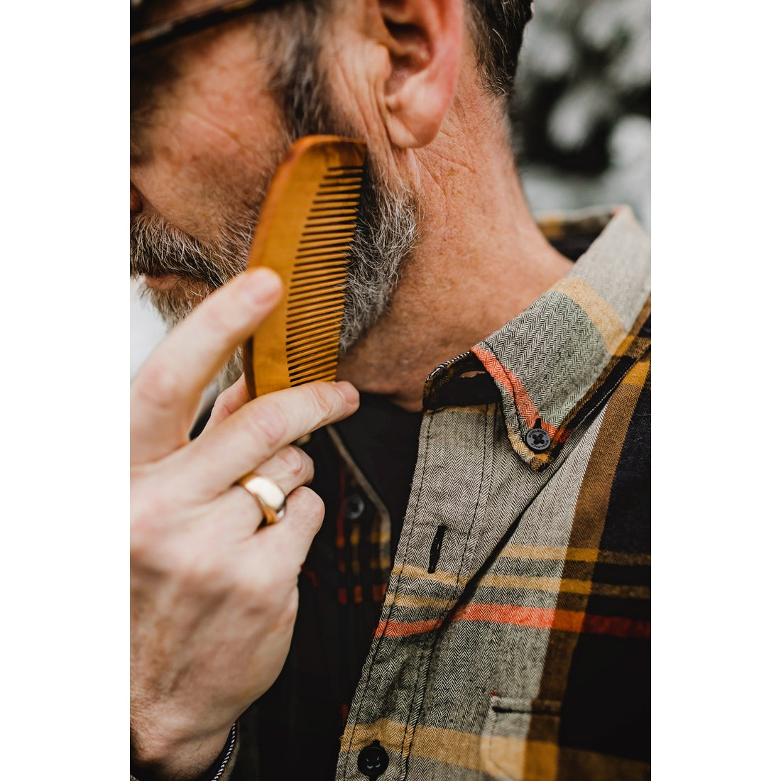 Wood Beard Comb