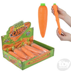 Squish and Stretch Carrot 5.5" (Sold Individually) by Homeportonline