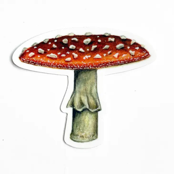 Fly Agaric Mushroom Sticker by Wild Lark
