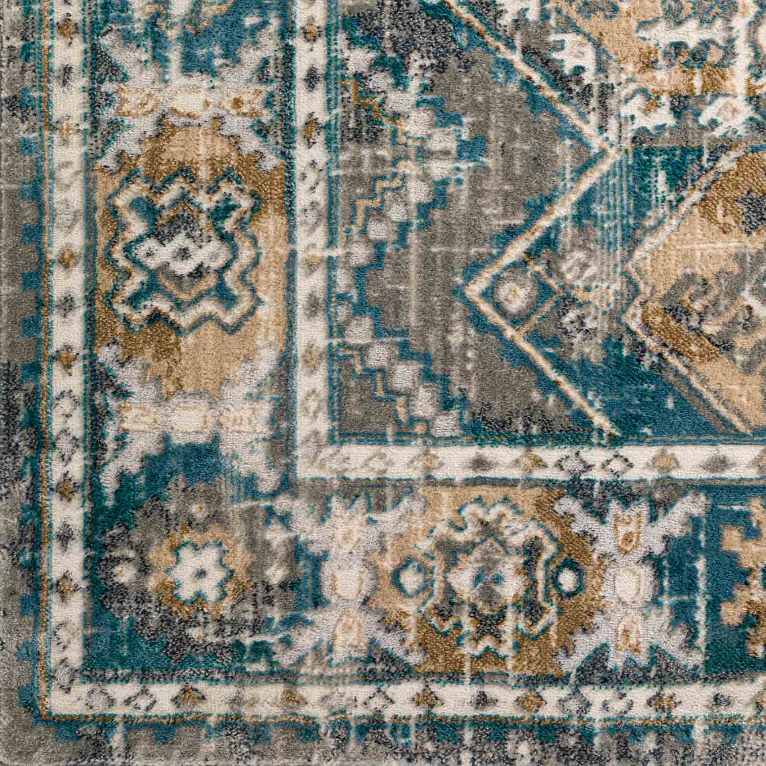 Karma Rug Charcoal 5'1" X 7'5" by Homeportonline