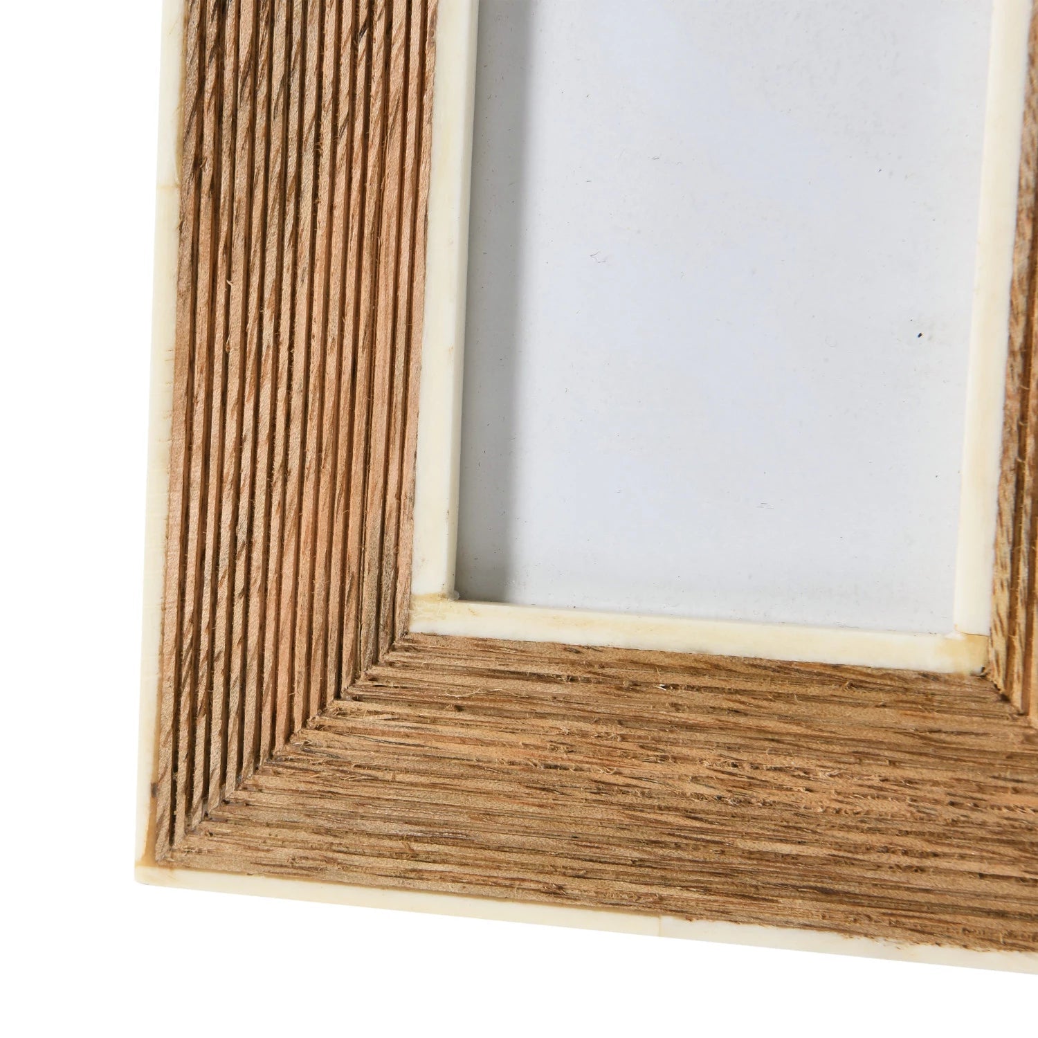 Frame Mango Wood & Bone Natural Holds 2.75"x 3.75" by Homeportonline