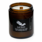 Wood Wick Coconut Wax Candle - Oud Forest