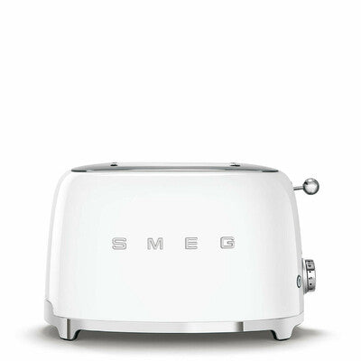 50's Retro Style Aesthetic 2 Slice Toaster – White by Homeportonline