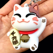 Keychain Charm Cat Lucky Maneki by Homeportonline