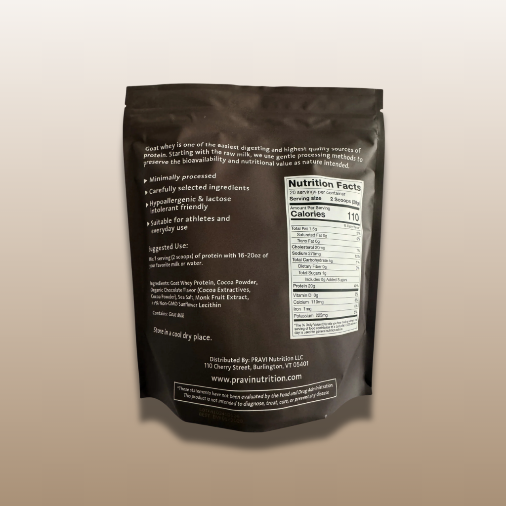 Chocolate Goat Whey Protein
