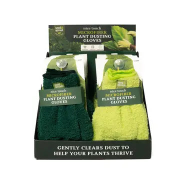 Seed N Sprout Nice Touch Microfiber Plant Dusting Gloves