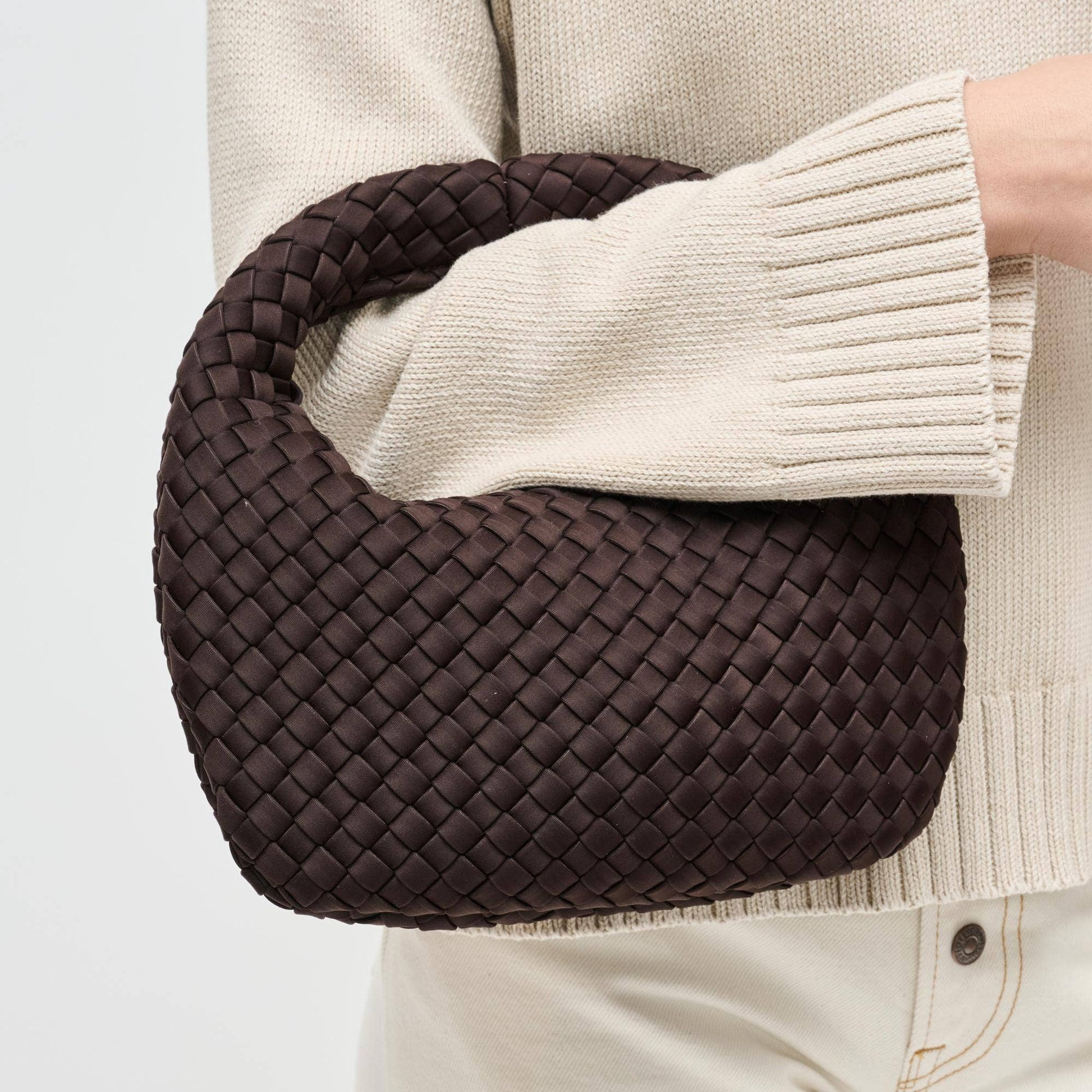 Sol & Selene Dare to Dream - Small Woven Neoprene Clutch by Dear Lucy