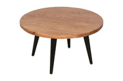 Prelude Cocktail Table Round Suede by Homeportonline