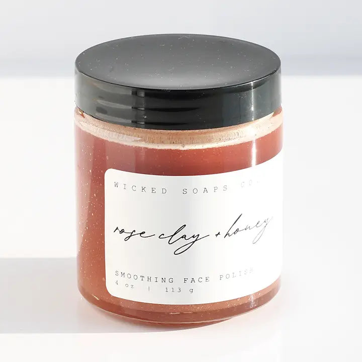 Rose Clay + Honey Face Polish