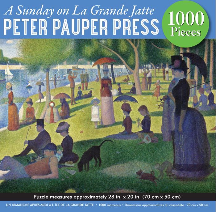 Puzzle 1000 Piece Sunday on La Grande Jatte by Homeportonline