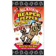 Ass Kickin’ Carolina Reaper Honey Peanuts 1 oz. Bag by Homeportonline