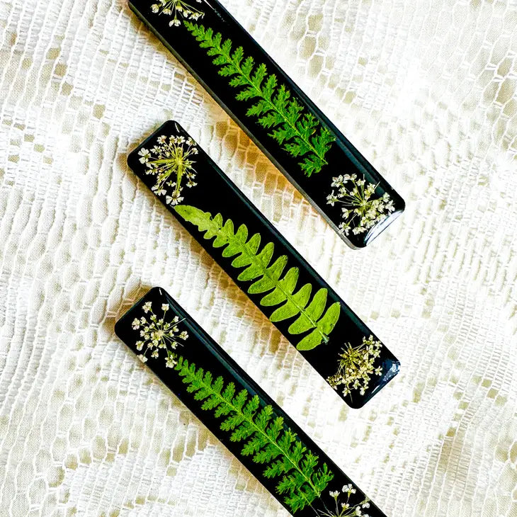 Pressed Flower Hair Clip