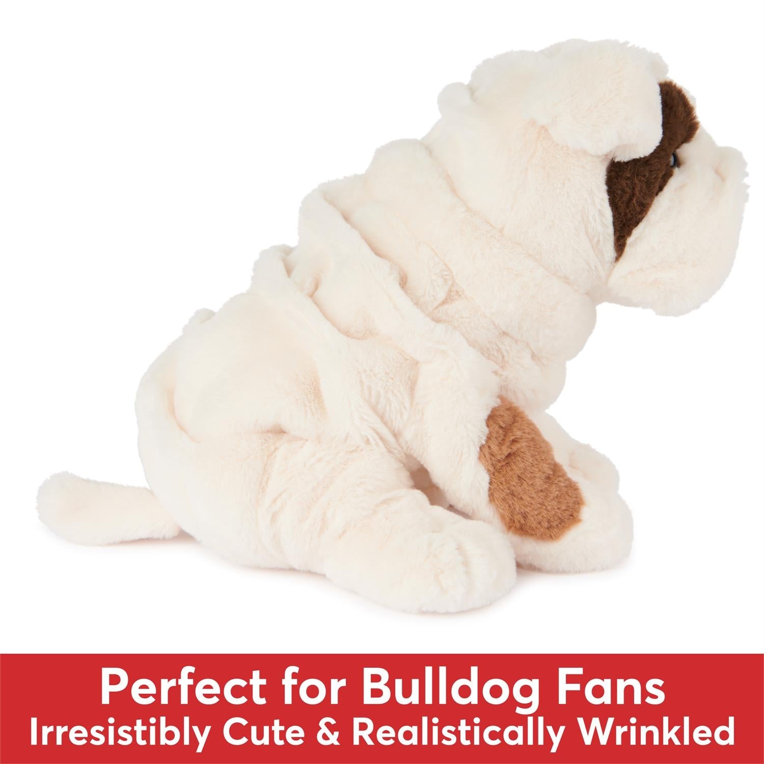 Plush Cat & Dog Collection Bulldog Toast 10" by Homeportonline