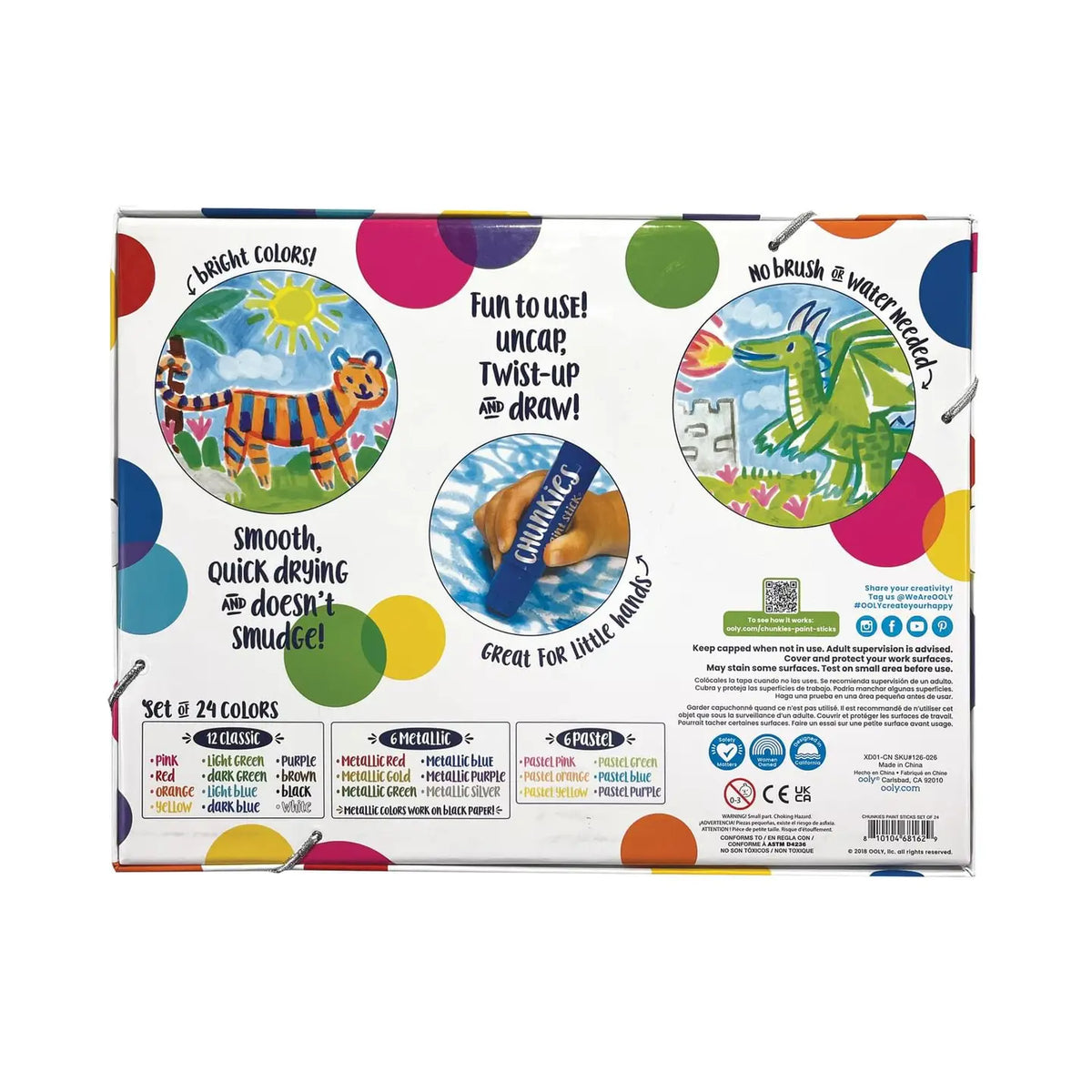 Chunkies Paint Sticks - Set of 6