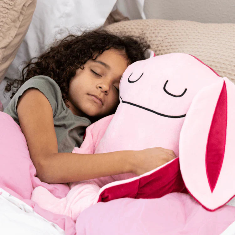 Bumpas Weighted Sensory Plush Lucky Red & Pink by Homeportonline