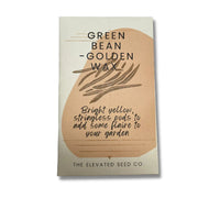 Green Bean Seeds- Golden Wax by Wild Lark
