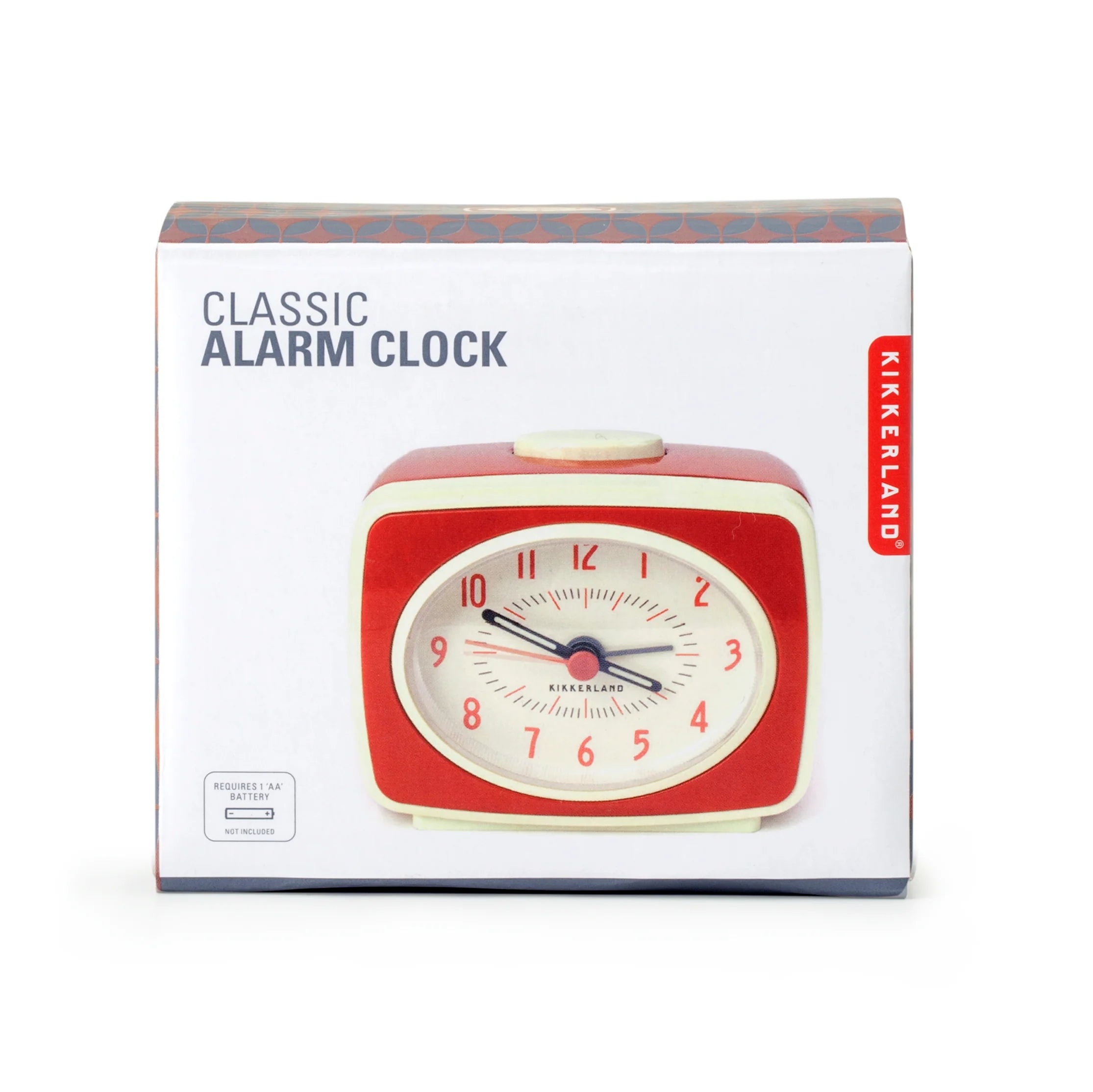 Classic Alarm Clock Red by Homeportonline
