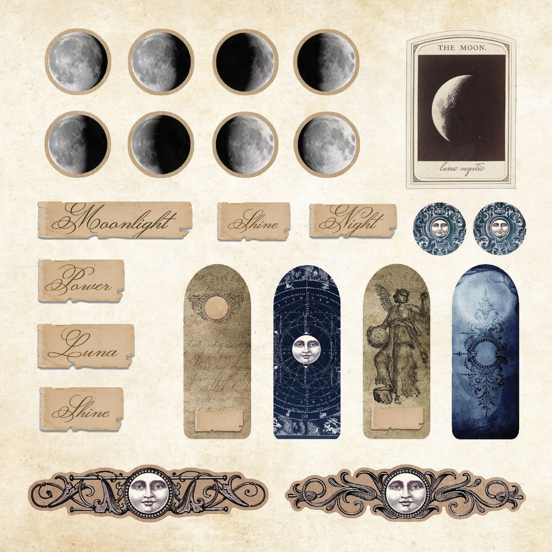 Sticker Book Mystical Ephemera by Homeportonline