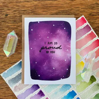 Proud of You Greeting Card by Wild Lark