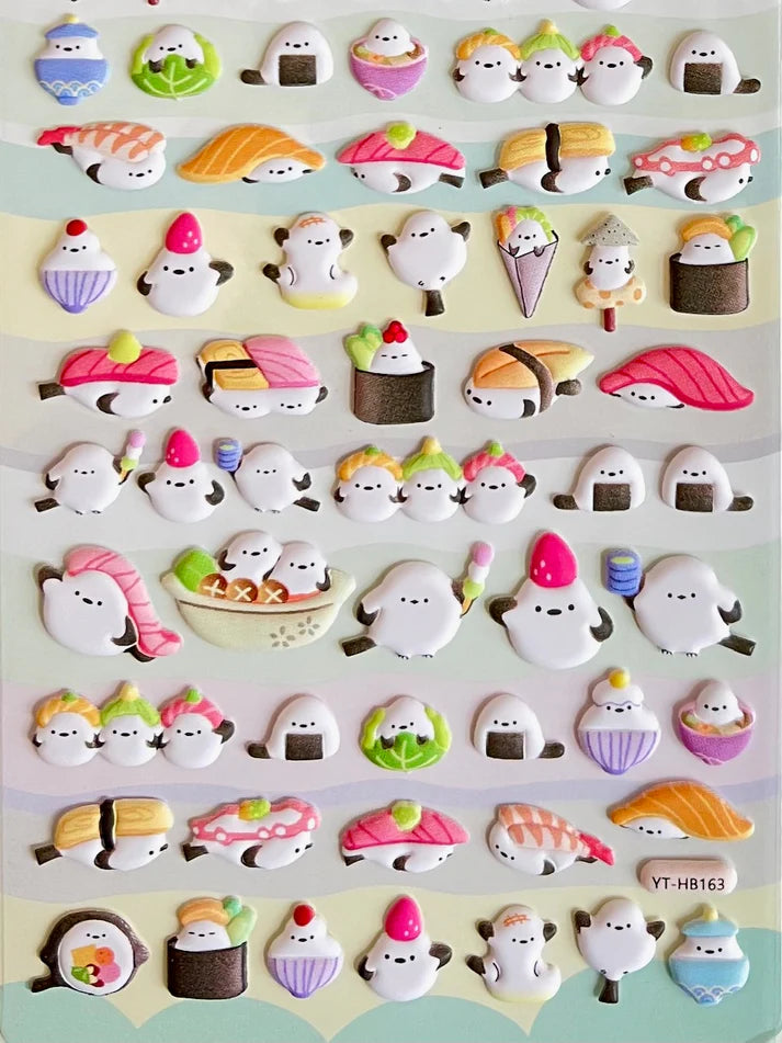 Stickers Sushi Puffy by Homeportonline