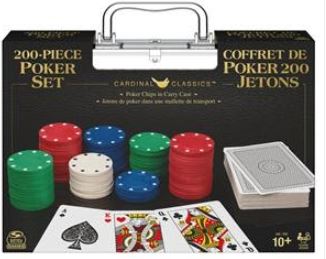Poker Set Aluminum Attache Case 200pc by Homeportonline