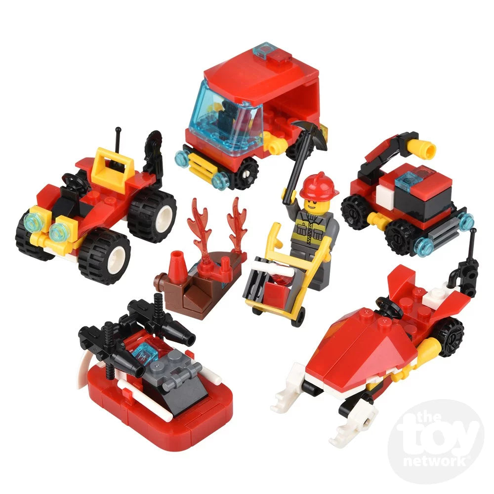 Building Block Egg Kit Fire & Rescue (Sold Individually) by Homeportonline