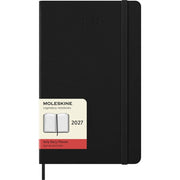 Moleskine Classic 12 Month 2027 Daily Planner, Hard Cover, Large (5 x 8.25), Black, 400 pages