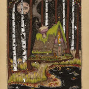 Baba Yaga's Hut in Autumn fine Art Print