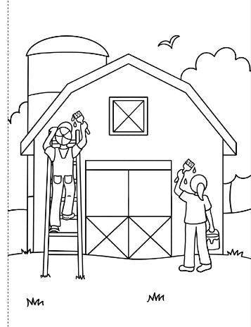 My First Coloring Book On The Farm by Homeportonline