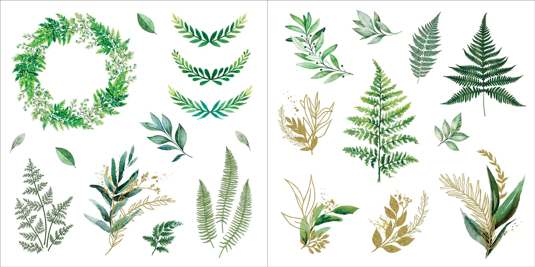 Sticker Book Bunches Of Botanicals by Homeportonline