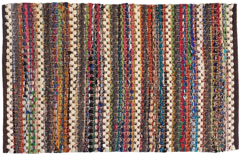 Henderson Rag Rug Cotton Multi 2' x 3' by Homeportonline
