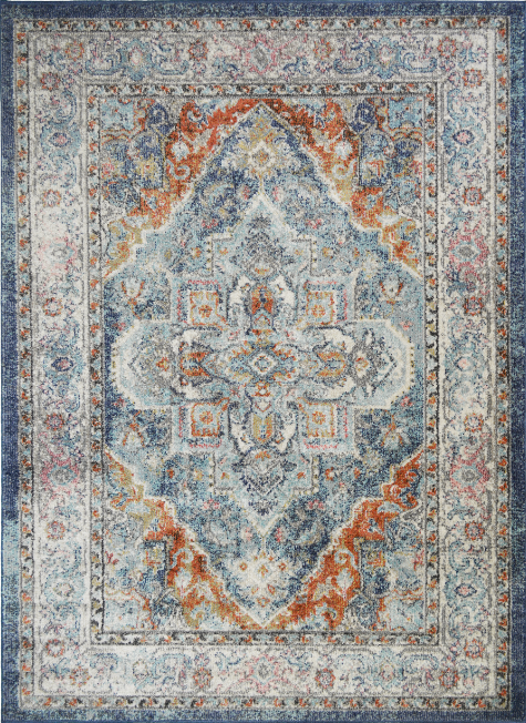 Monaco Tatiana Blue 5'3" X 7'3" by Homeportonline