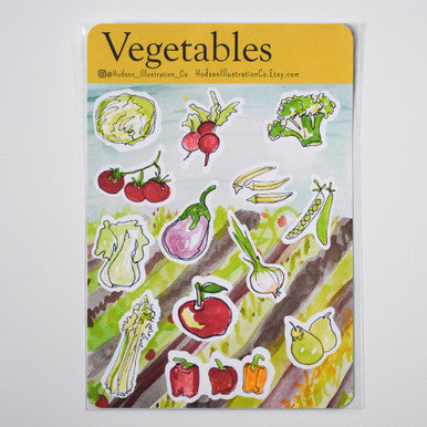 Hudson Illustration Sticker Sheet