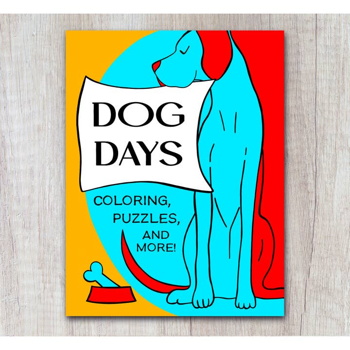 Coloring Book - Dog Days - inkpaperfable