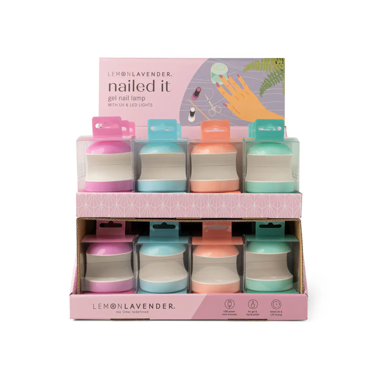 Lemon Lavender Nailed It Gel Nail Lamp