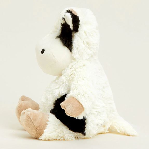 Warmies Cow Sitting Black & White by Homeportonline