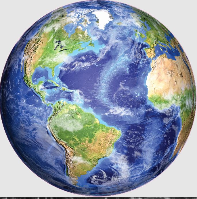 Puzzle 1000 Piece Round Planet Earth by Homeportonline