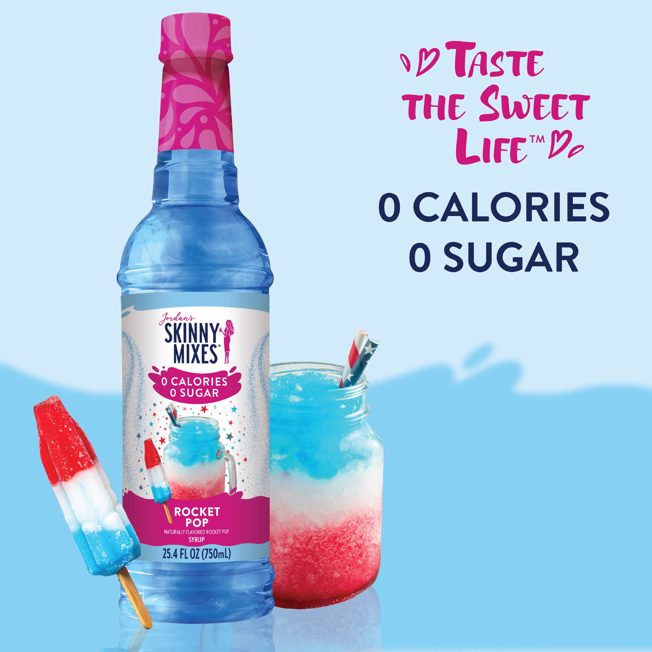 Jordan's Skinny Mixes - Sugar Free Rocket Pop Syrup by SidePony Boutique