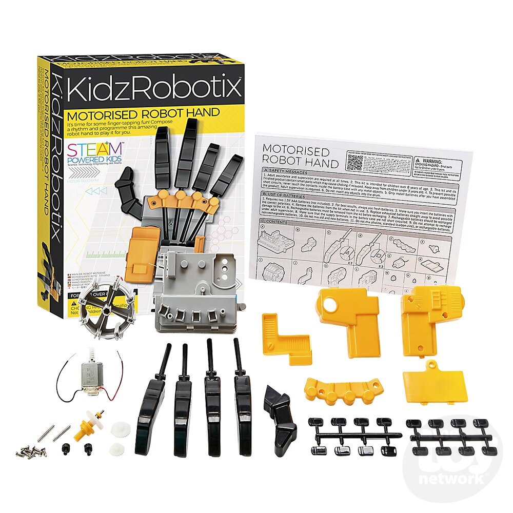 4M KidzRobotix Kit Robot Hand Motorized by Homeportonline