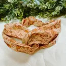 Headband - Peach Poppies