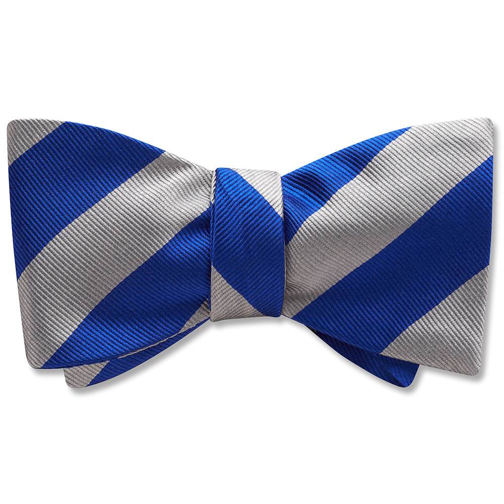 Academy Blue and Silver - bow ties