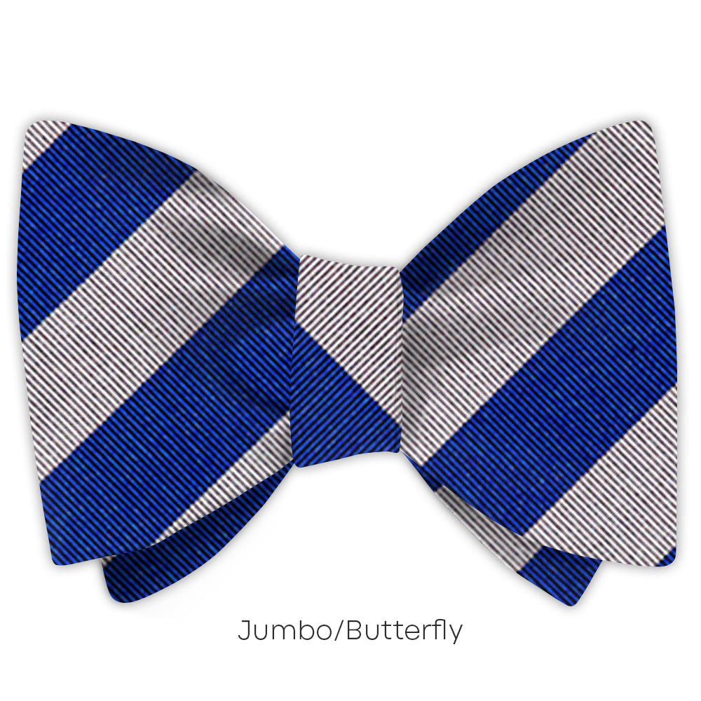 Academy Blue and Silver - bow ties