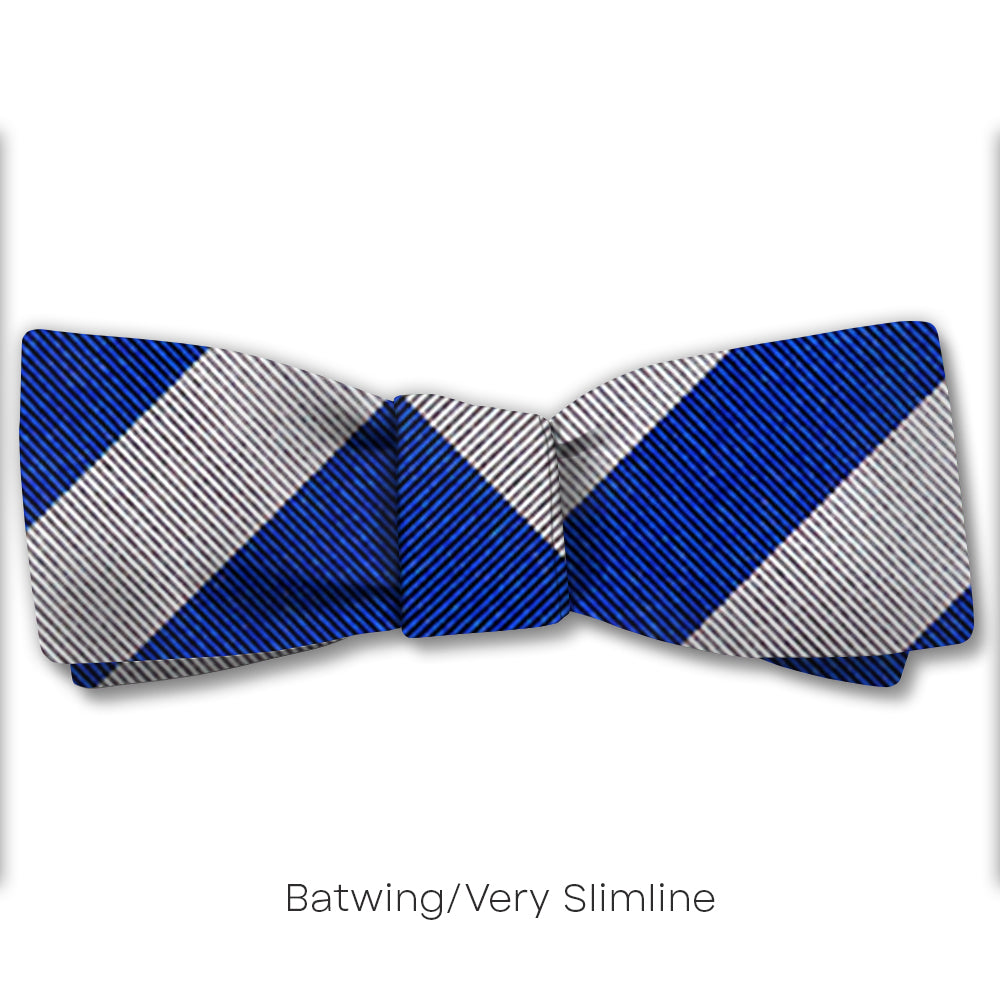 Academy Blue and Silver - bow ties
