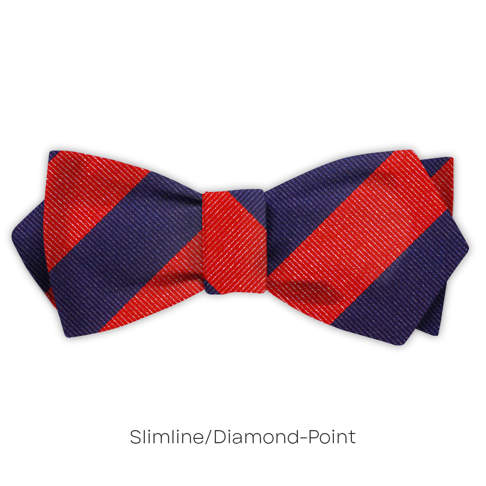 Academy Navy/Red - bow ties