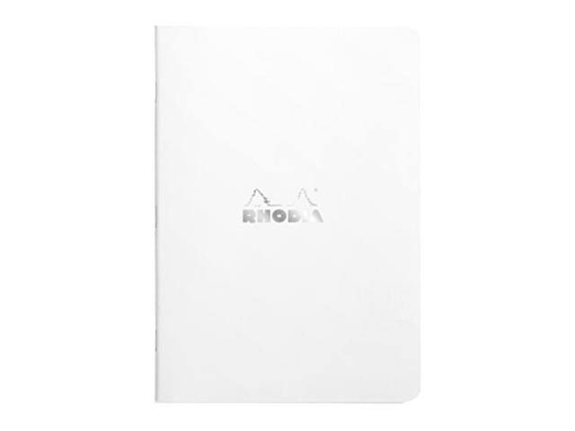 Rhodia Staplebound Notebook, A5, Lined - White