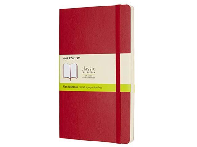 Moleskine Scarlet Red Large Plain Notebo, 8055002854658