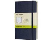 Moleskine Classic Soft Cover Plain Notebook, 3-1/2" x 5-1/2", 192 Pages. Black