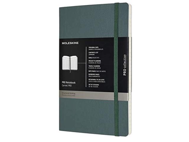 Moleskine Professional Notebook, Large, Forest Green, Soft Cover (5 x 8.25)