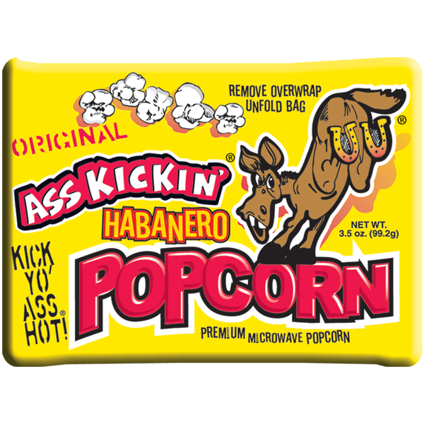 Food Kit Habanero Popcorn Ass Kickin by Homeportonline