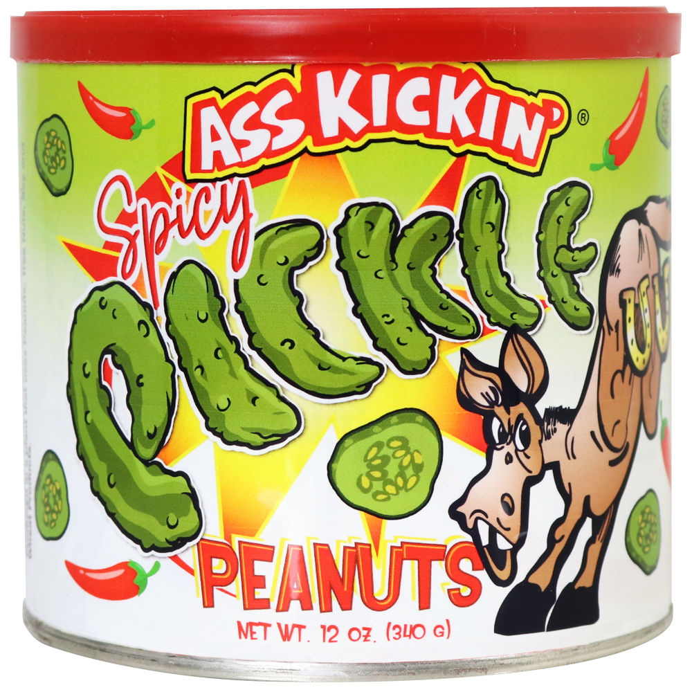 Ass Kickin Spicy Pickle Peanuts by Homeportonline